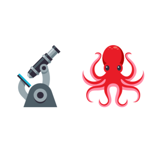 🔬🐙 Emoji Domain EmojiOne rendering